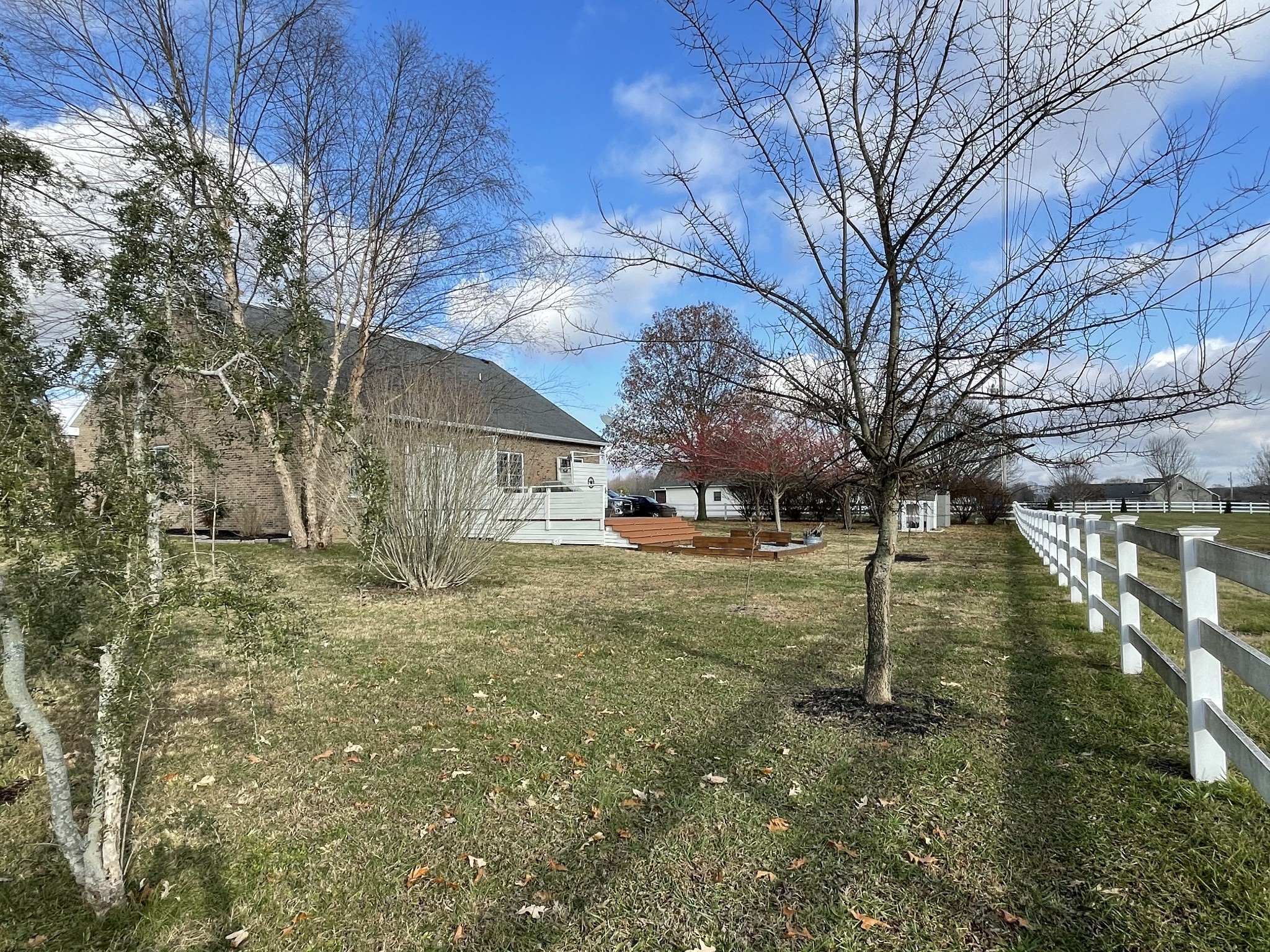3387 Kinneys Road Cedar Hill, TN 37032 - Photo 9 of 43 a view of a yard with a house