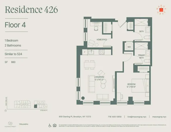 $5,050 | 955 Sterling Place, Unit 426 | Crown Heights