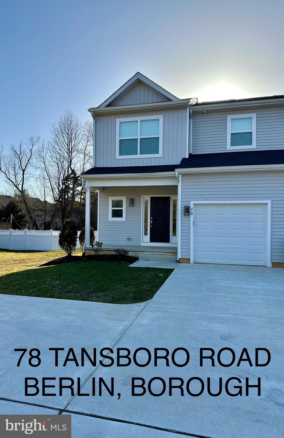 78 Tansboro Road Berlin, NJ 08009 - Photo 1 of 24 a front view of a house
