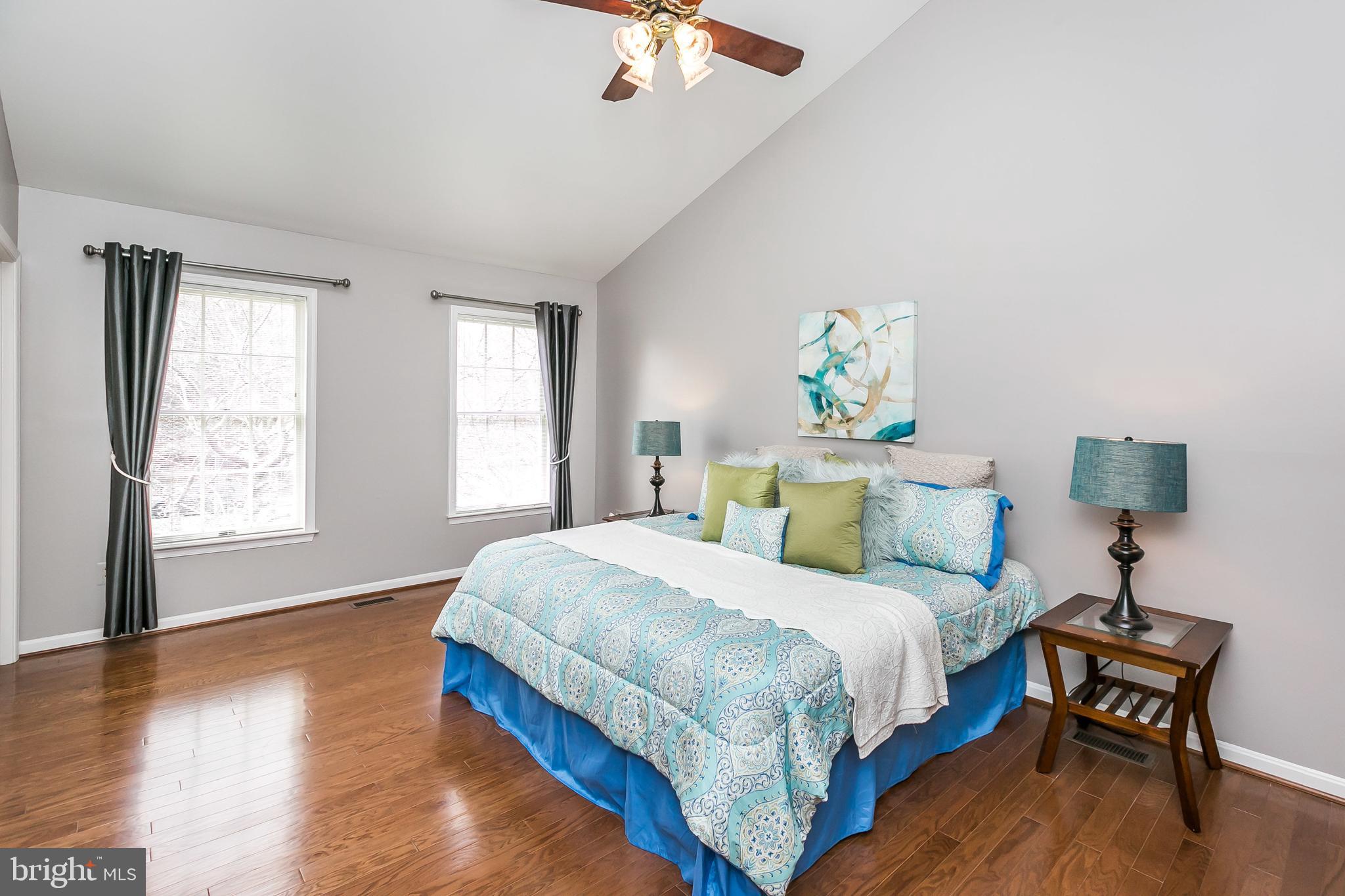 9307 Bellbeck Road Baltimore, MD 21234 - Photo 22 of 58 master bedroom with vaulted ceiling