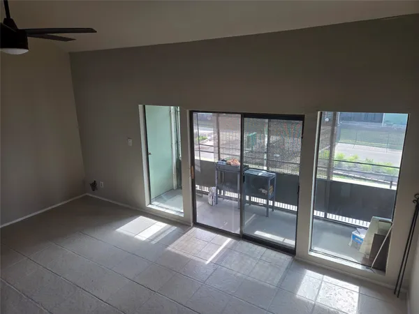 a view of a livingroom with a furniture