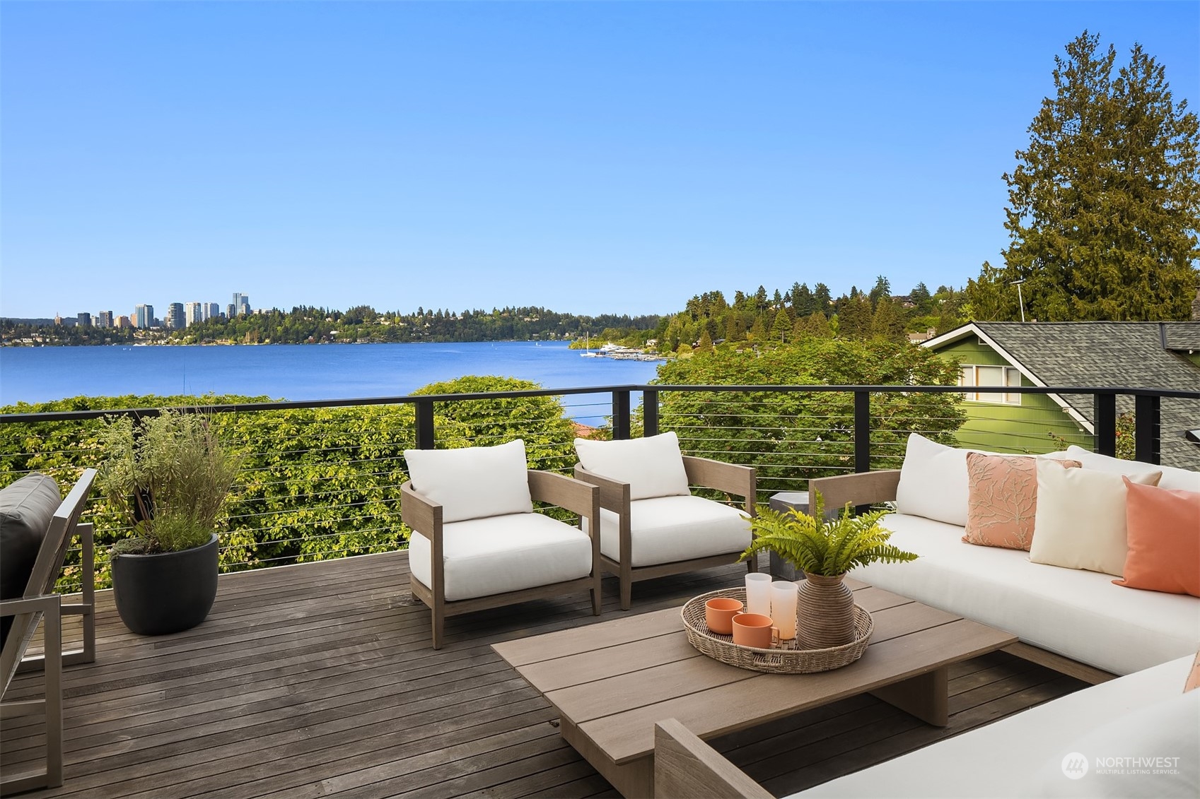 7270 North Mercer Way Mercer Island, WA 98040 - Photo 18 of 40 a outdoor view with a sitting space