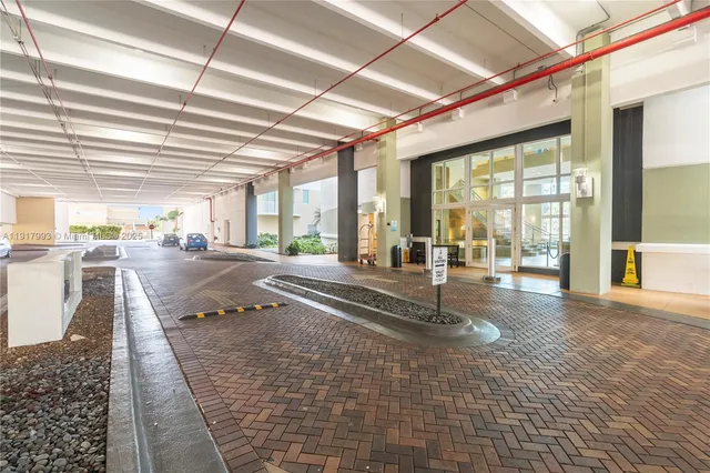 a view of lobby with furniture