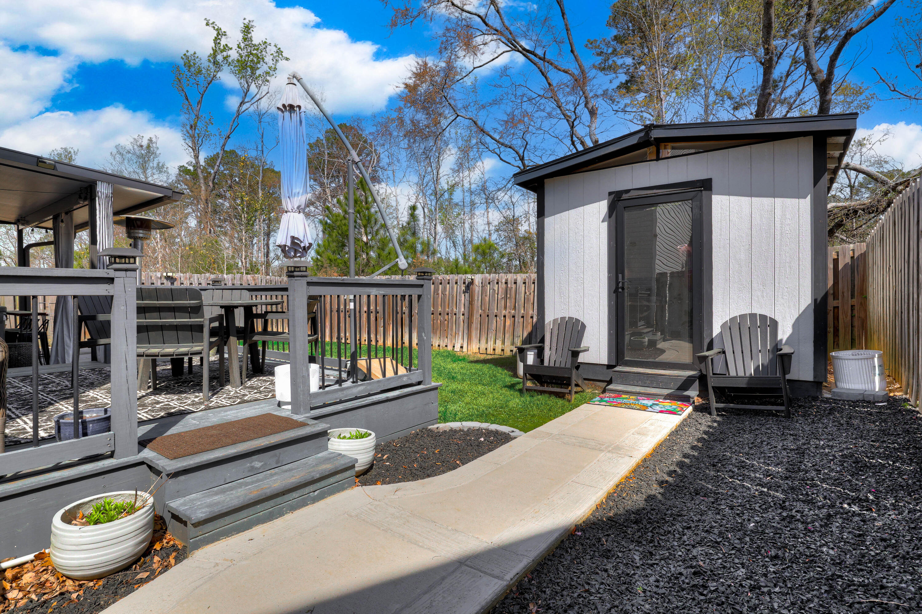 762 Edenberry Street Grovetown, GA 30813 - Photo 46 of 53 Back Deck with Shed Office View
