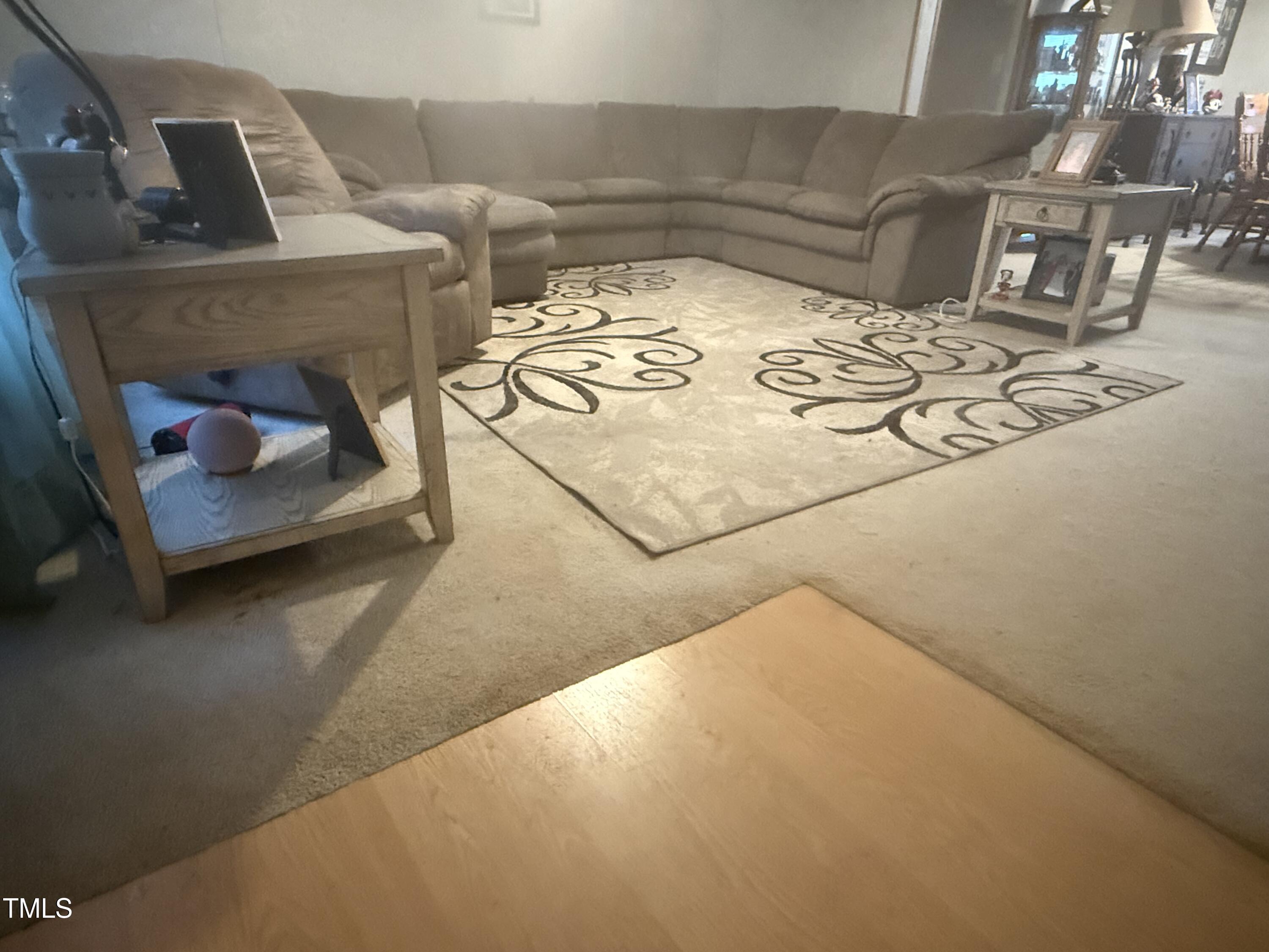 10087 Highway 39 Middlesex, NC 27557 - Photo 5 of 17 a living room with furniture and a fireplace