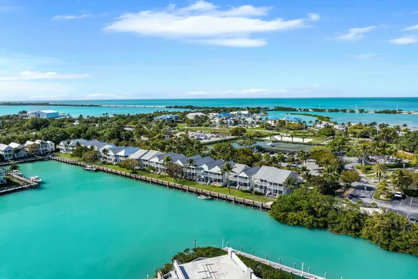 a view of a city with ocean view