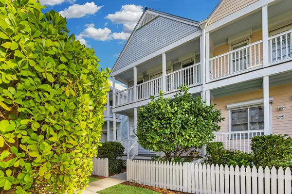 a house view with a garden space