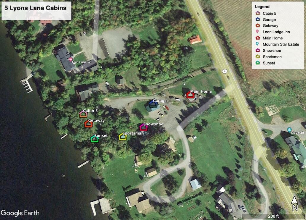 5 Lyons Lane, Unit SM Rangeley, ME 04970 - Photo 37 of 47 Cabin Locations