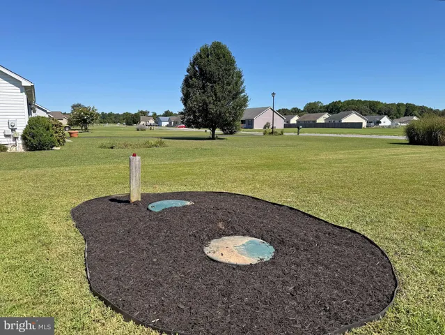 a view of a door with a chair