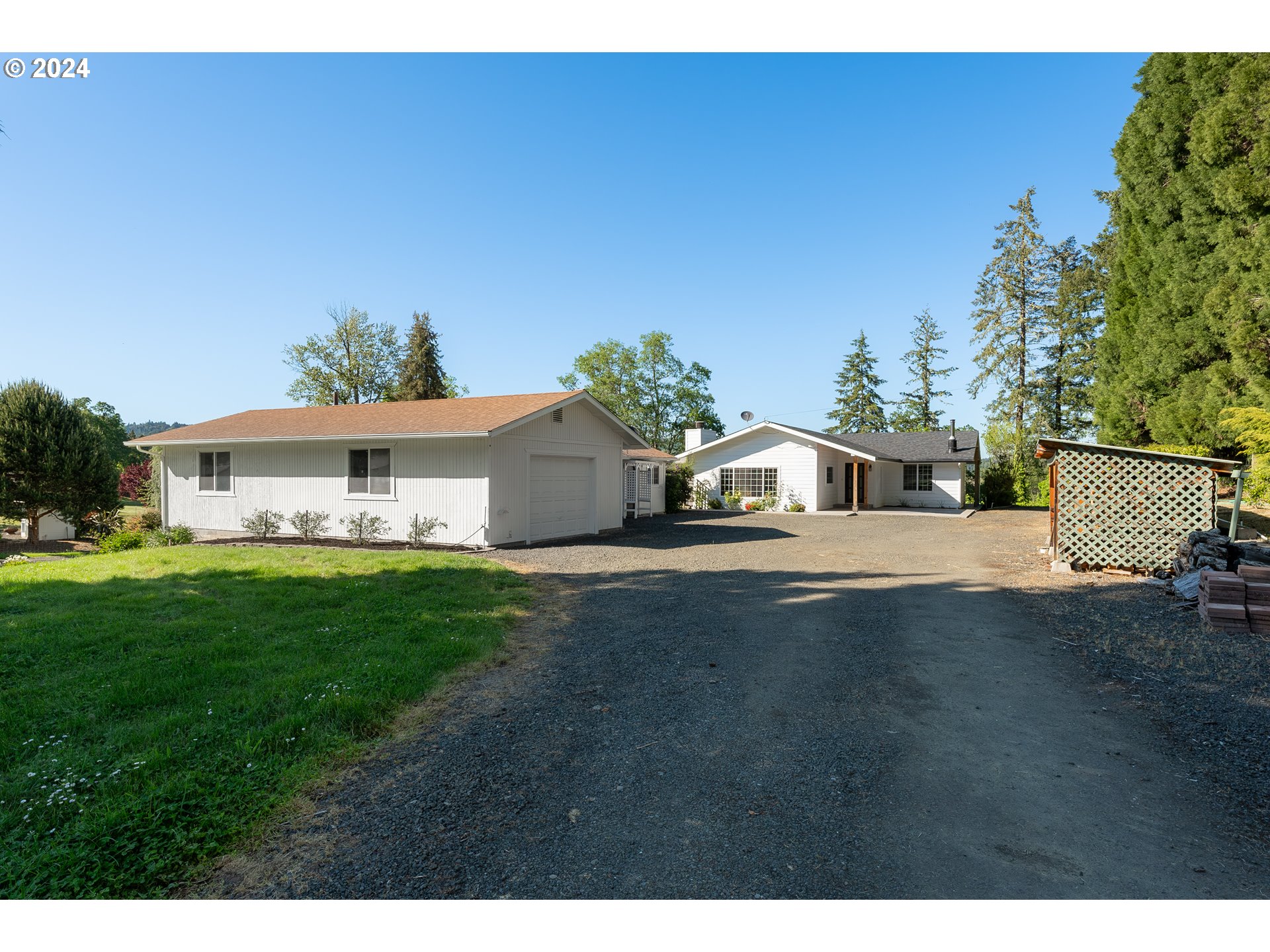 3993 Melqua Road Roseburg, OR 97471 - Photo 12 of 48 a house view with a garden space
