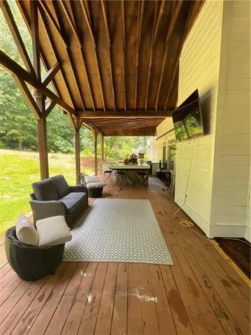 a view of outdoor space with lounge chair