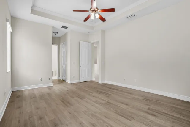 wooden floor in an empty room