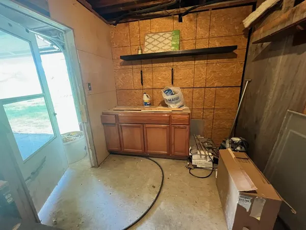 view of a room with window