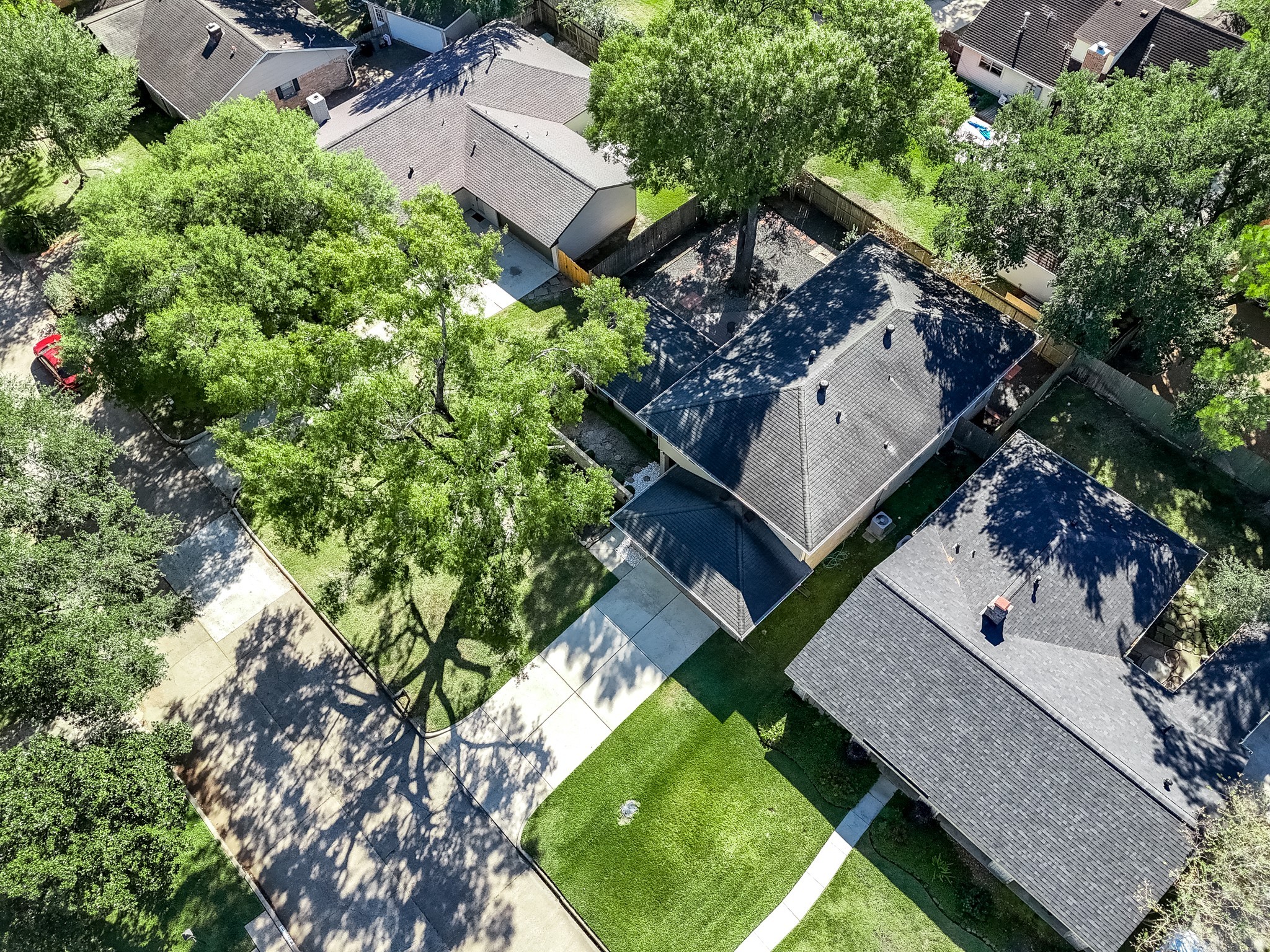 12435 Shepherds Ridge Drive Houston, TX 77077 - Photo 4 of 47 an aerial view of a house with a yard