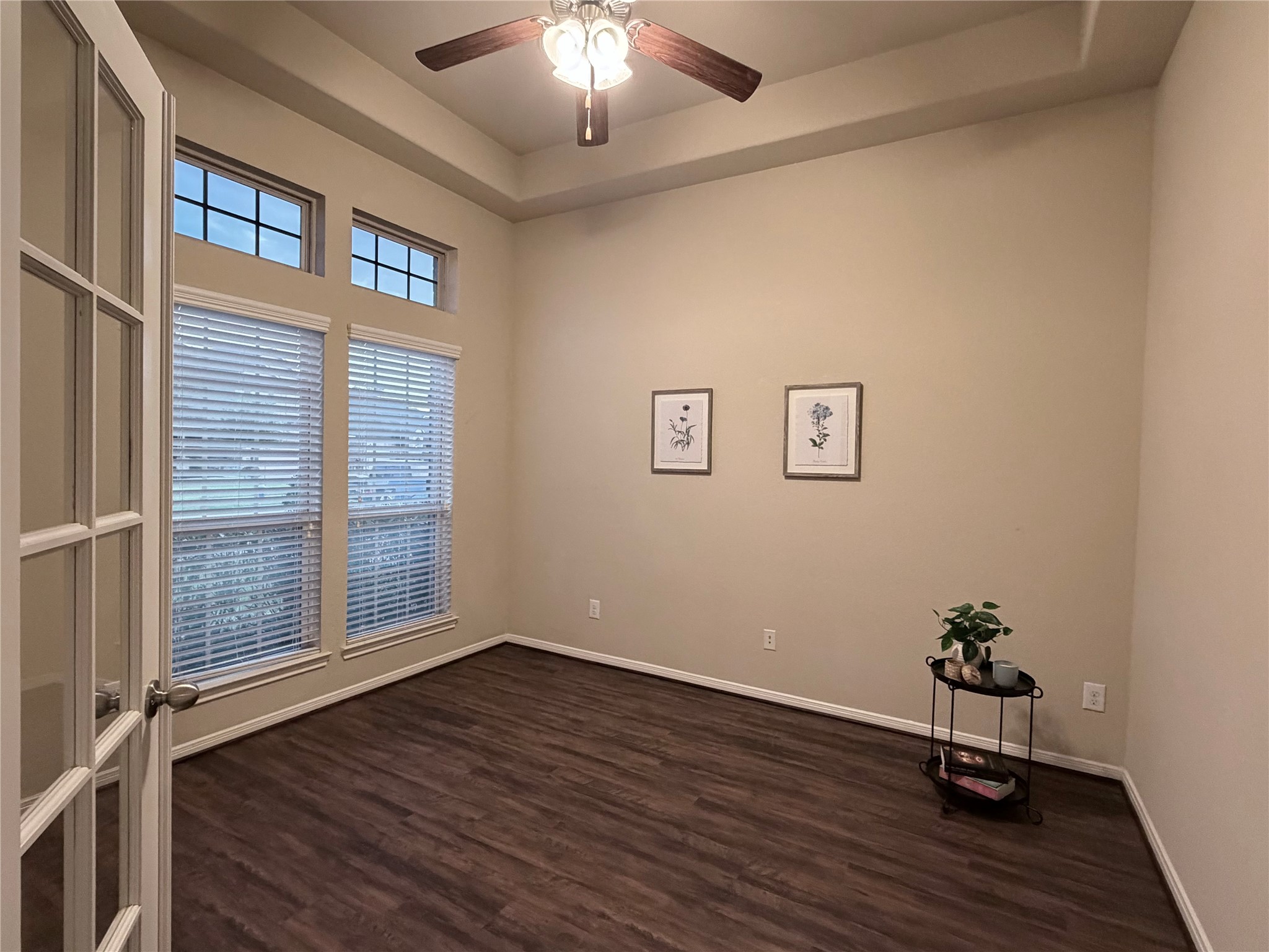 5502 Claymore Meadow Lane Spring, TX 77389 - Photo 3 of 45 A convenient home office with glass doors and new flooring