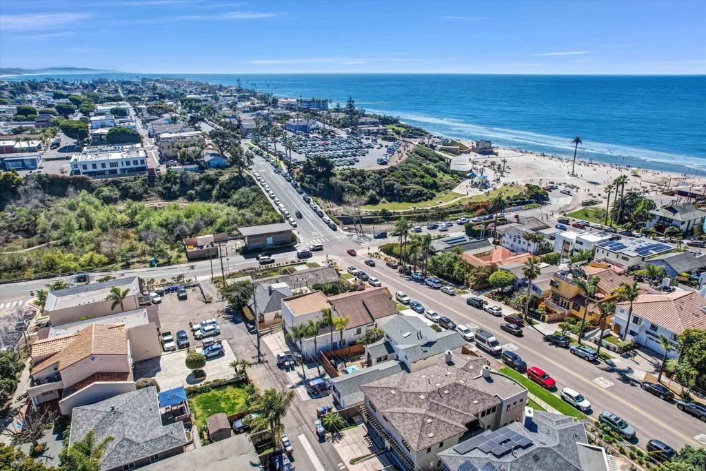 223 3rd Street Encinitas, CA 92024 - Photo 3 of 68 an aerial view of a city with lots of residential buildings