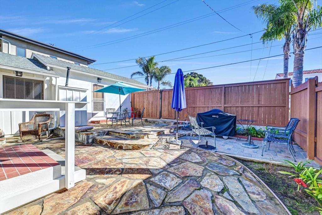 223 3rd Street Encinitas, CA 92024 - Photo 65 of 68 a view of backyard with swimming pool and furniture