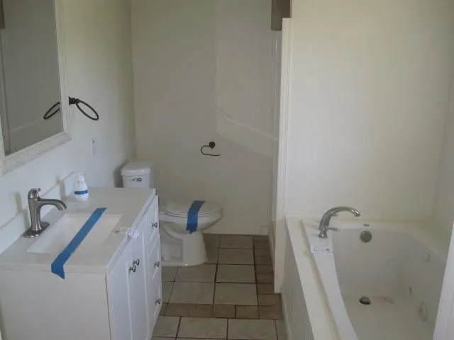 a bathroom with a sink and a tub