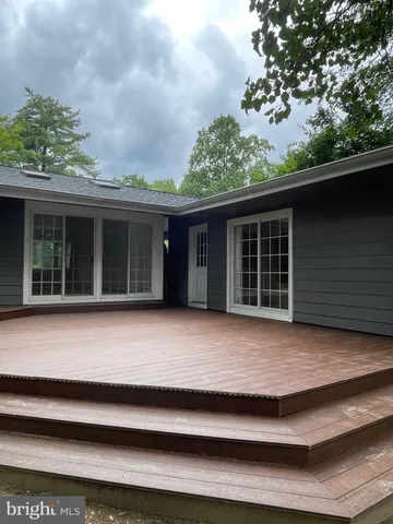 a house view with a garden space