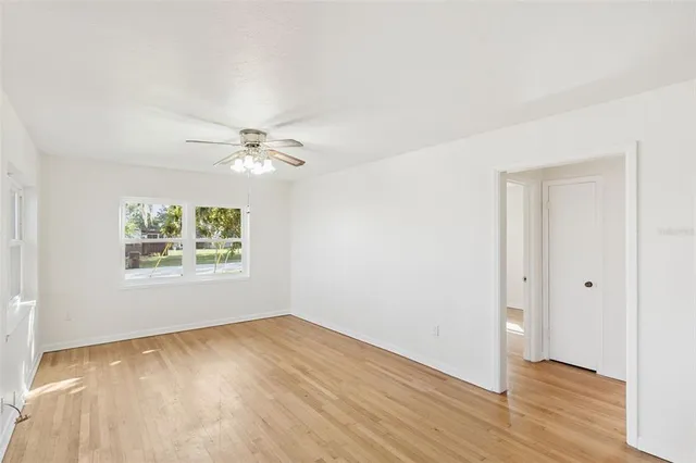 wooden floor in an empty room