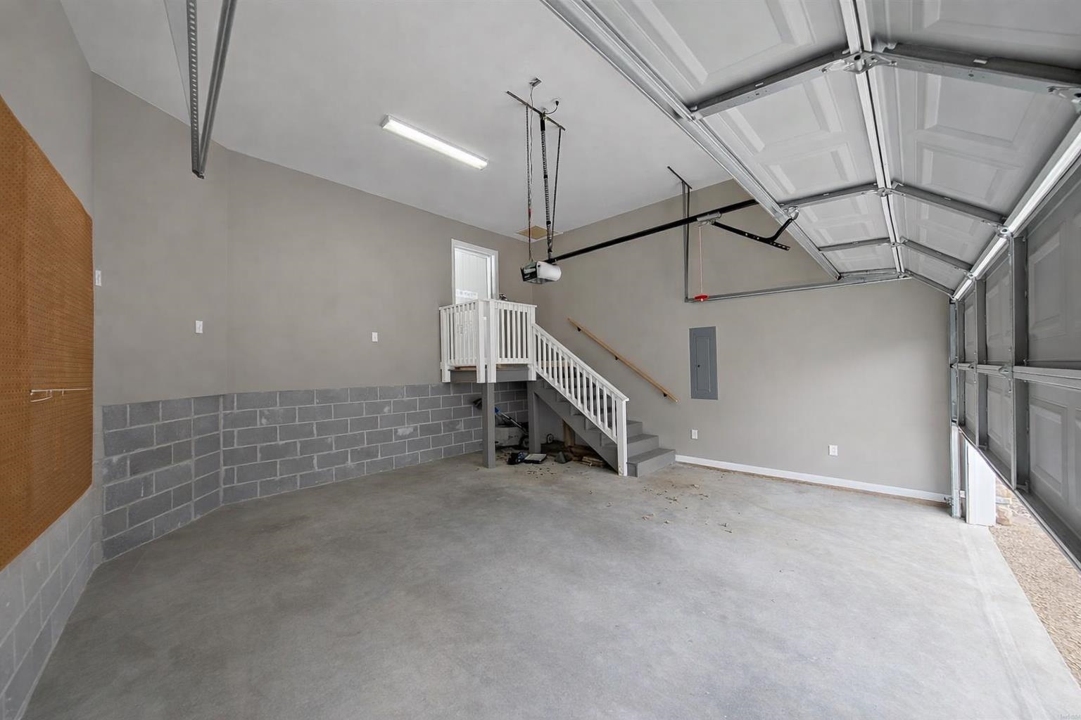 60 Masters Court Counce, TN 38326 - Photo 22 of 30 Garage featuring electric panel and concrete block wall