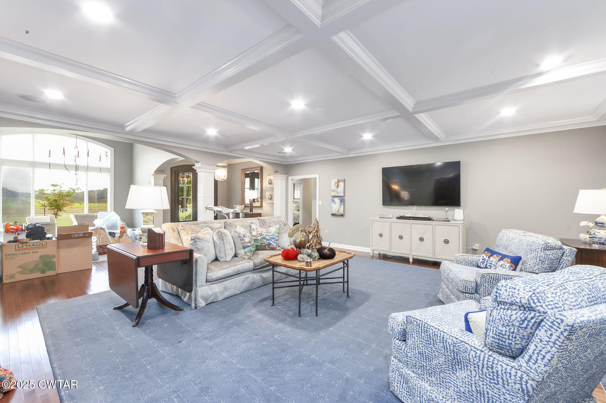 119 Bascom Road Jackson, TN 38305 - Photo 5 of 49 a living room with furniture and a flat screen tv