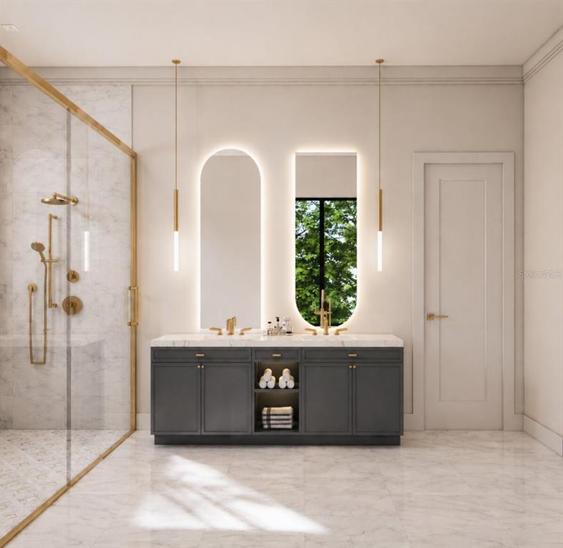 2501 Cole Road Orlando, FL 32803 - Photo 9 of 14 a view of a bathroom with mirror and window