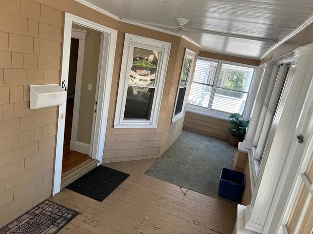 a view of front door