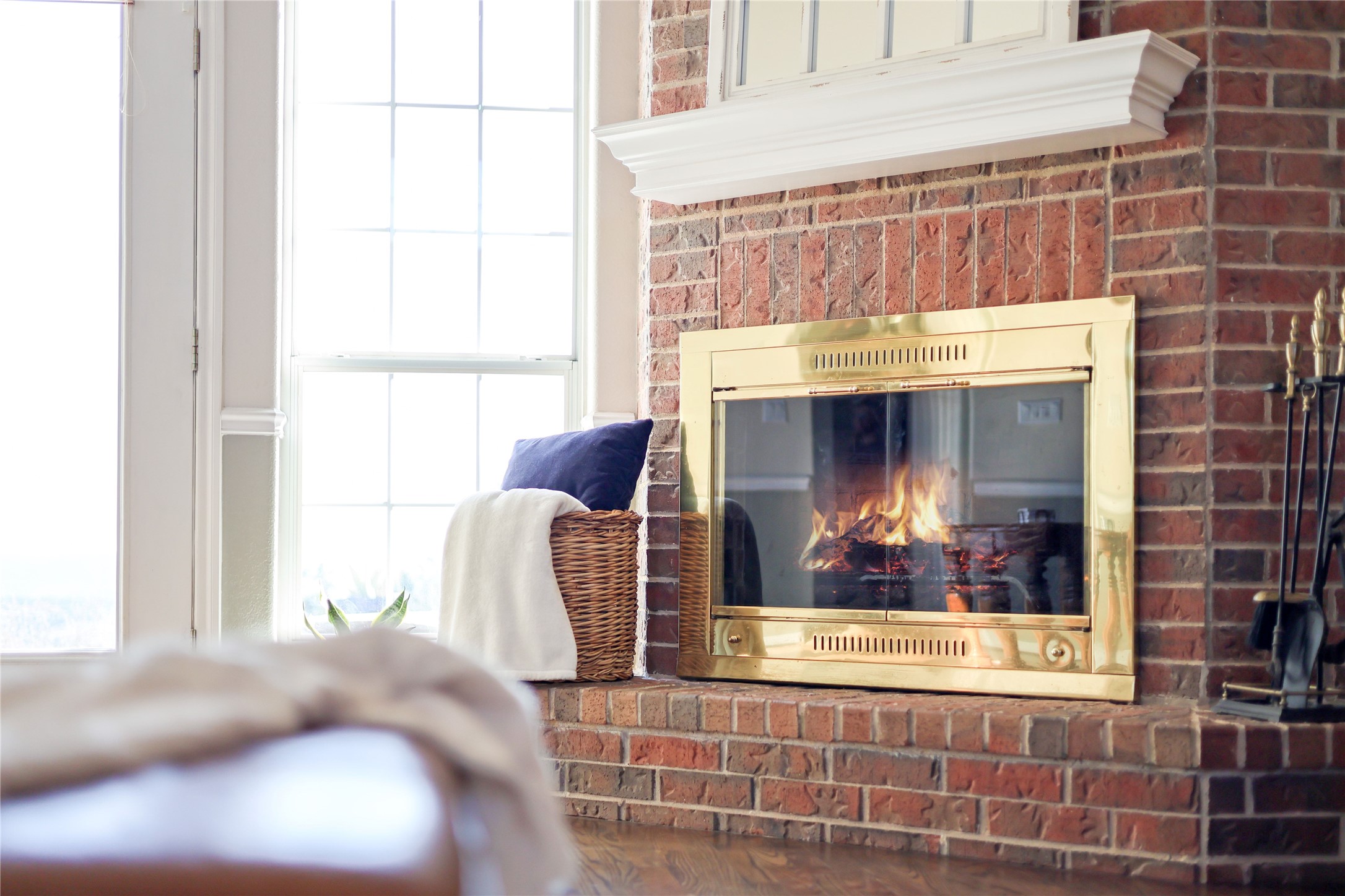 18607 White Rim Trail Jonestown, TX 78645 - Photo 9 of 40 Detailed view of a brick fireplace