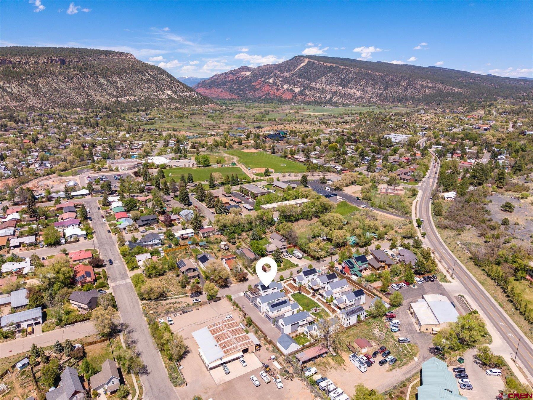 73 Jameson Drive Durango, CO 81301 - Photo 42 of 43 an aerial view of residential houses with outdoor space