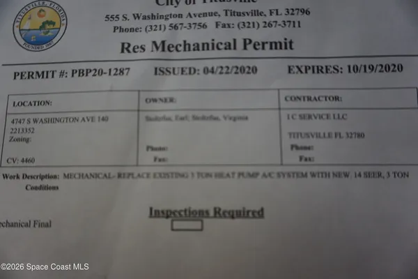 $335,000 | 4747 South Washington Avenue, Unit 140, Titusville, FL 32780