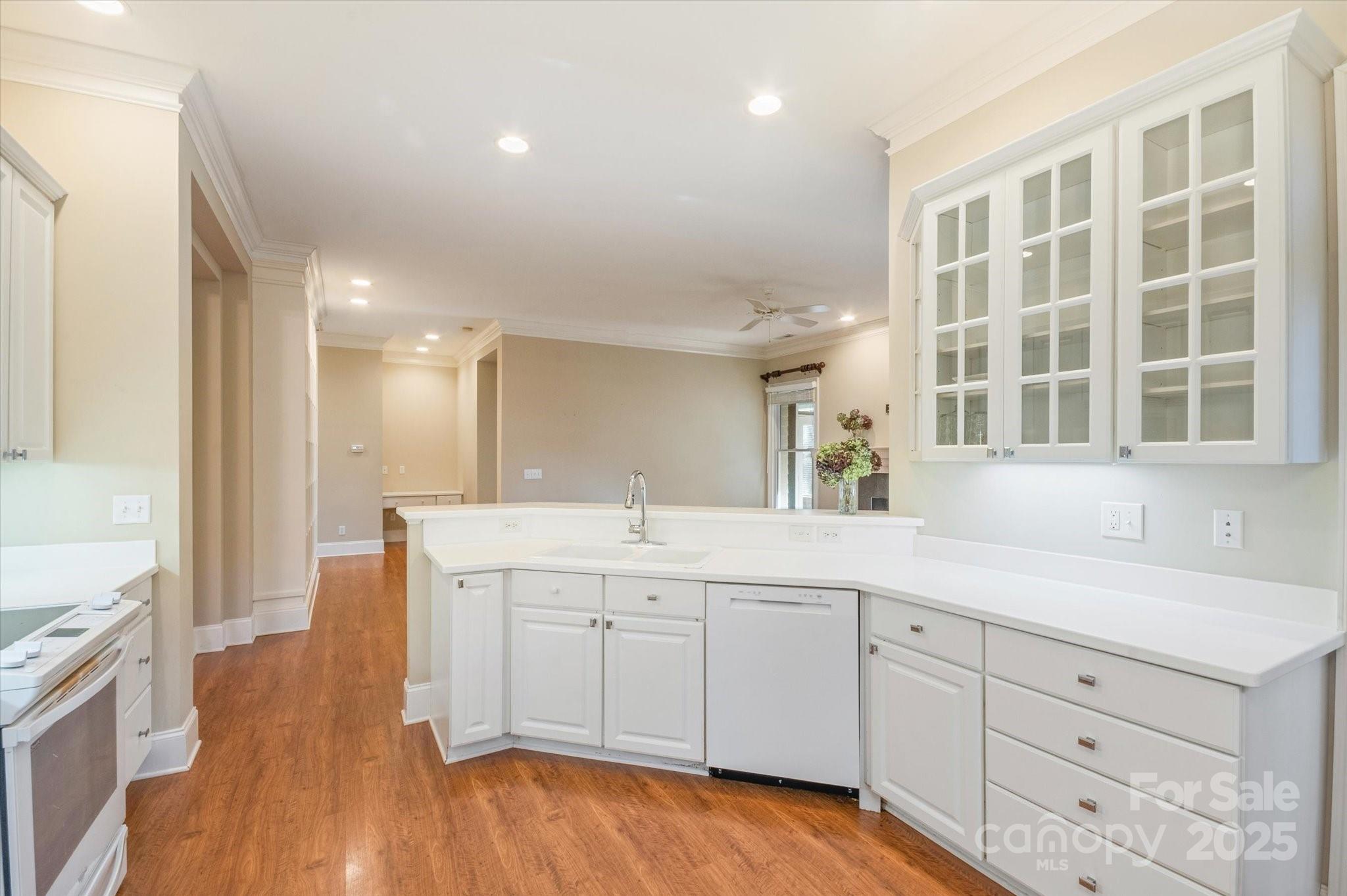186 Camptown Road Brevard, NC 28712 - Photo 18 of 38 a large kitchen with a lot of counter space and wooden floor