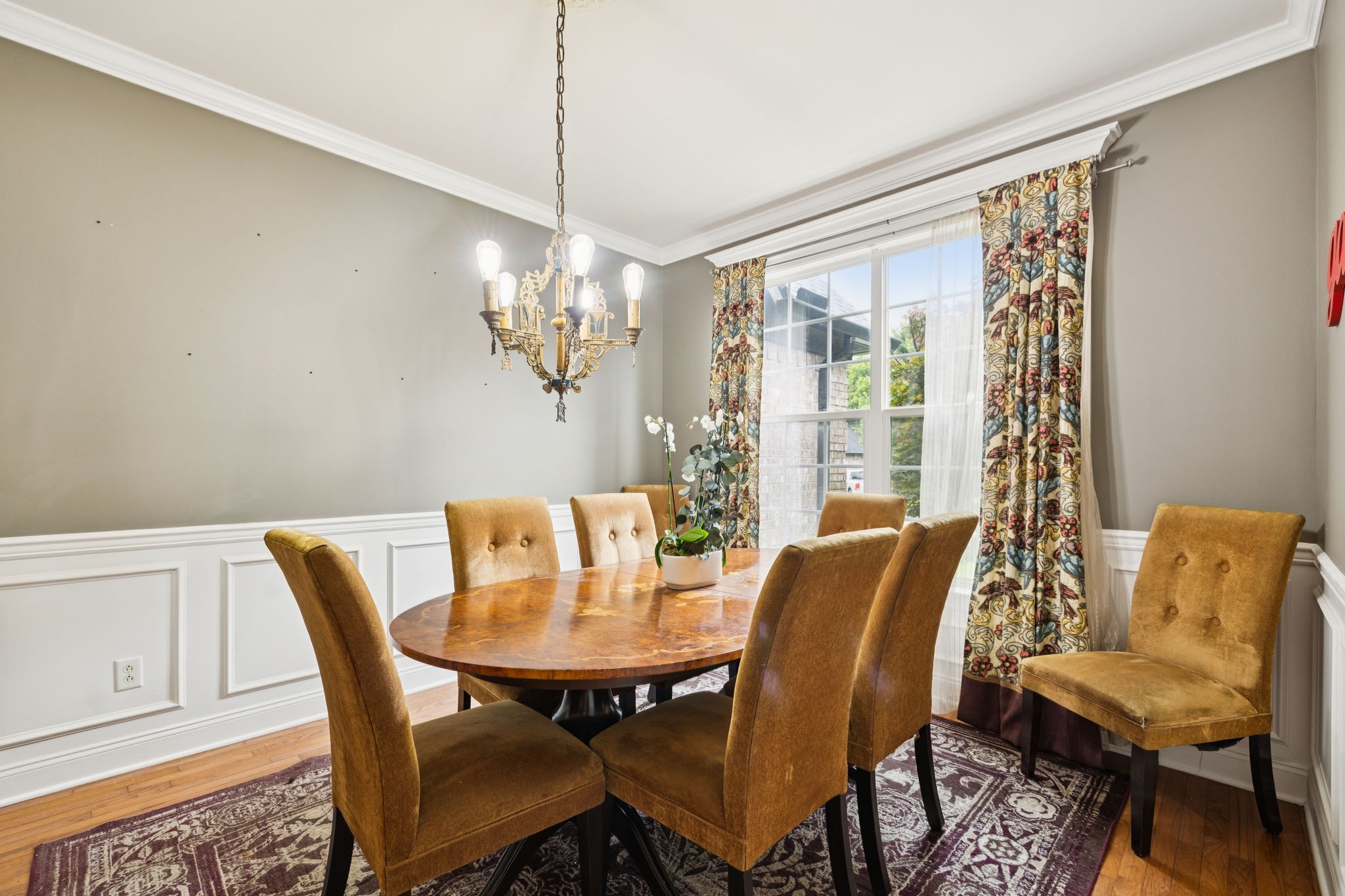 3002 Stow Crossing Murfreesboro, TN 37128 - Photo 11 of 75 a view of a dining room with furniture wooden floor and chandelier