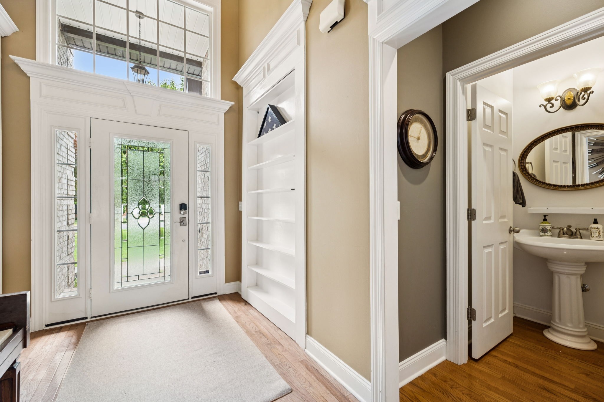 3002 Stow Crossing Murfreesboro, TN 37128 - Photo 14 of 75 a view of a hallway with wooden floor and door