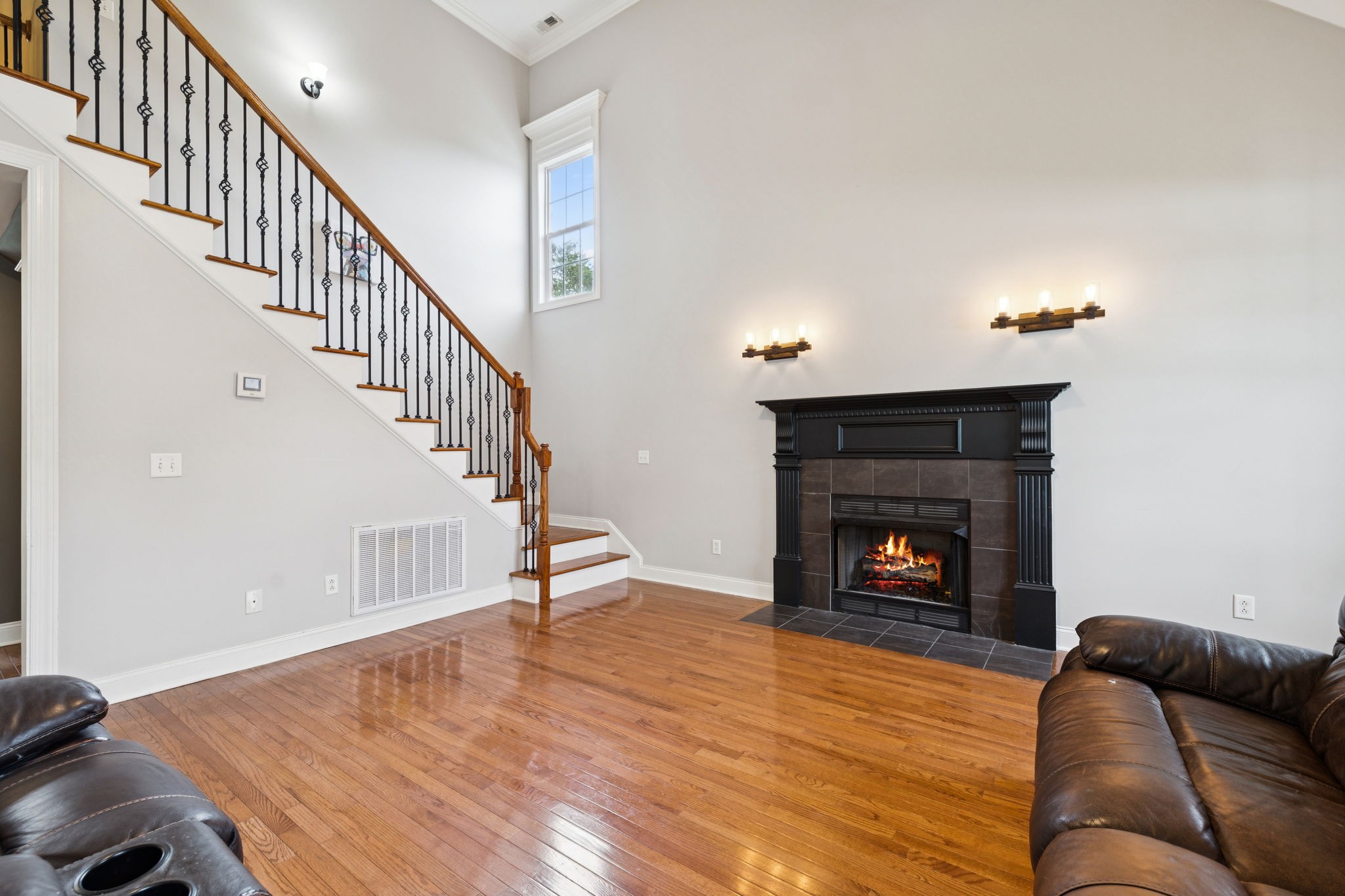 3002 Stow Crossing Murfreesboro, TN 37128 - Photo 24 of 75 a living room with furniture and a fireplace