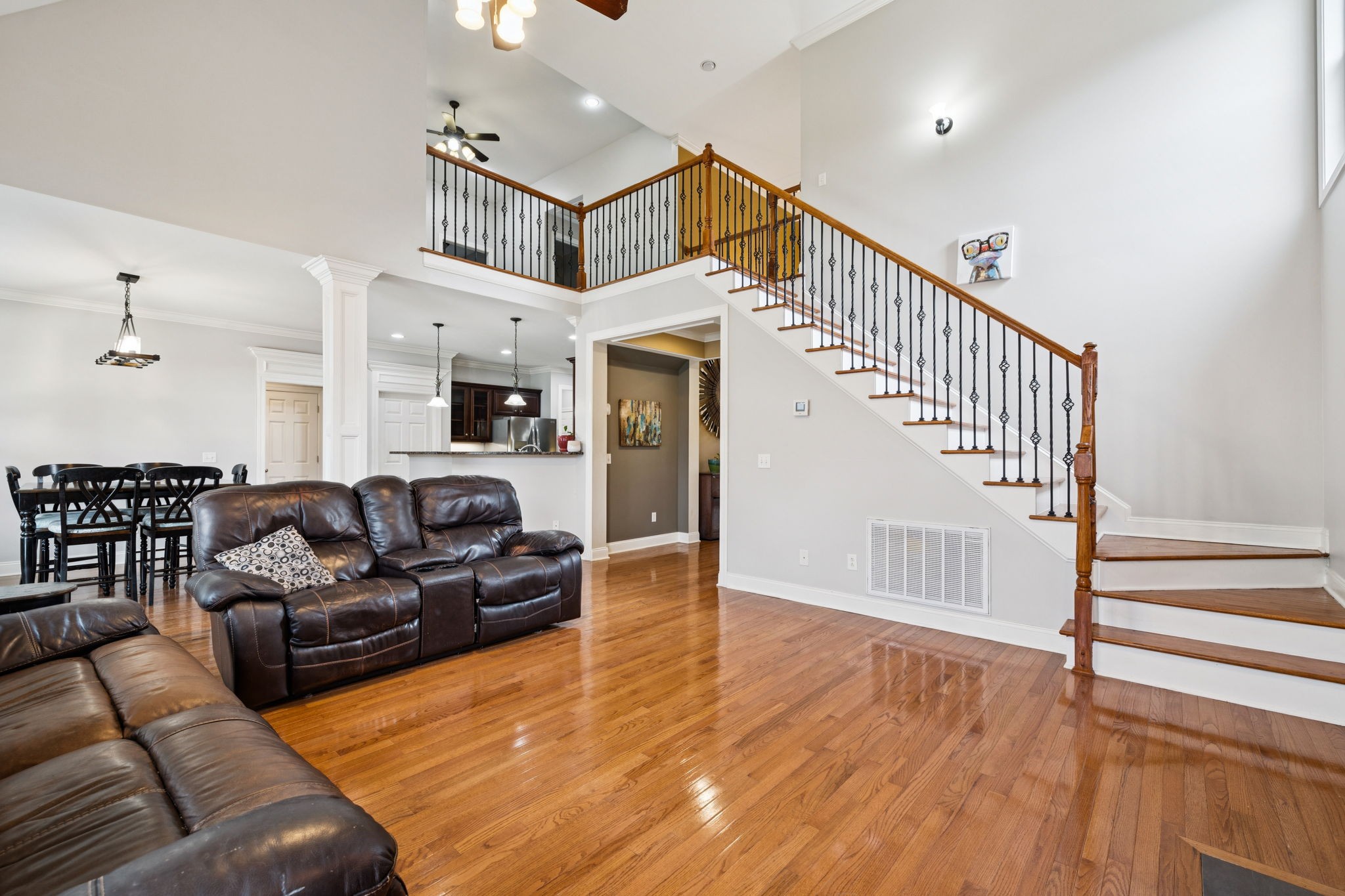 3002 Stow Crossing Murfreesboro, TN 37128 - Photo 26 of 75 a living room with furniture and a wooden floor