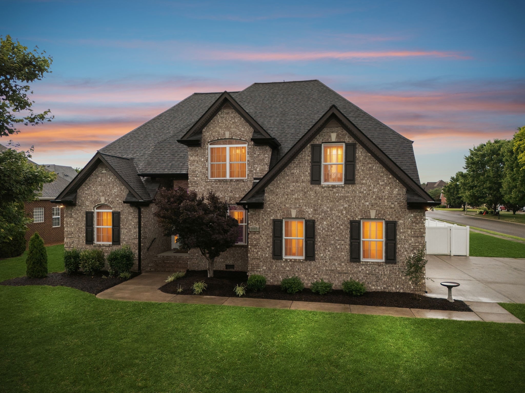 3002 Stow Crossing Murfreesboro, TN 37128 - Photo 74 of 75 a front view of a house with a yard