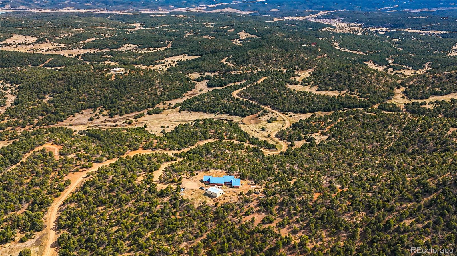 13045 Picketwire Road Boncarbo, CO 81024 - Photo 31 of 40 a view of city and mountain