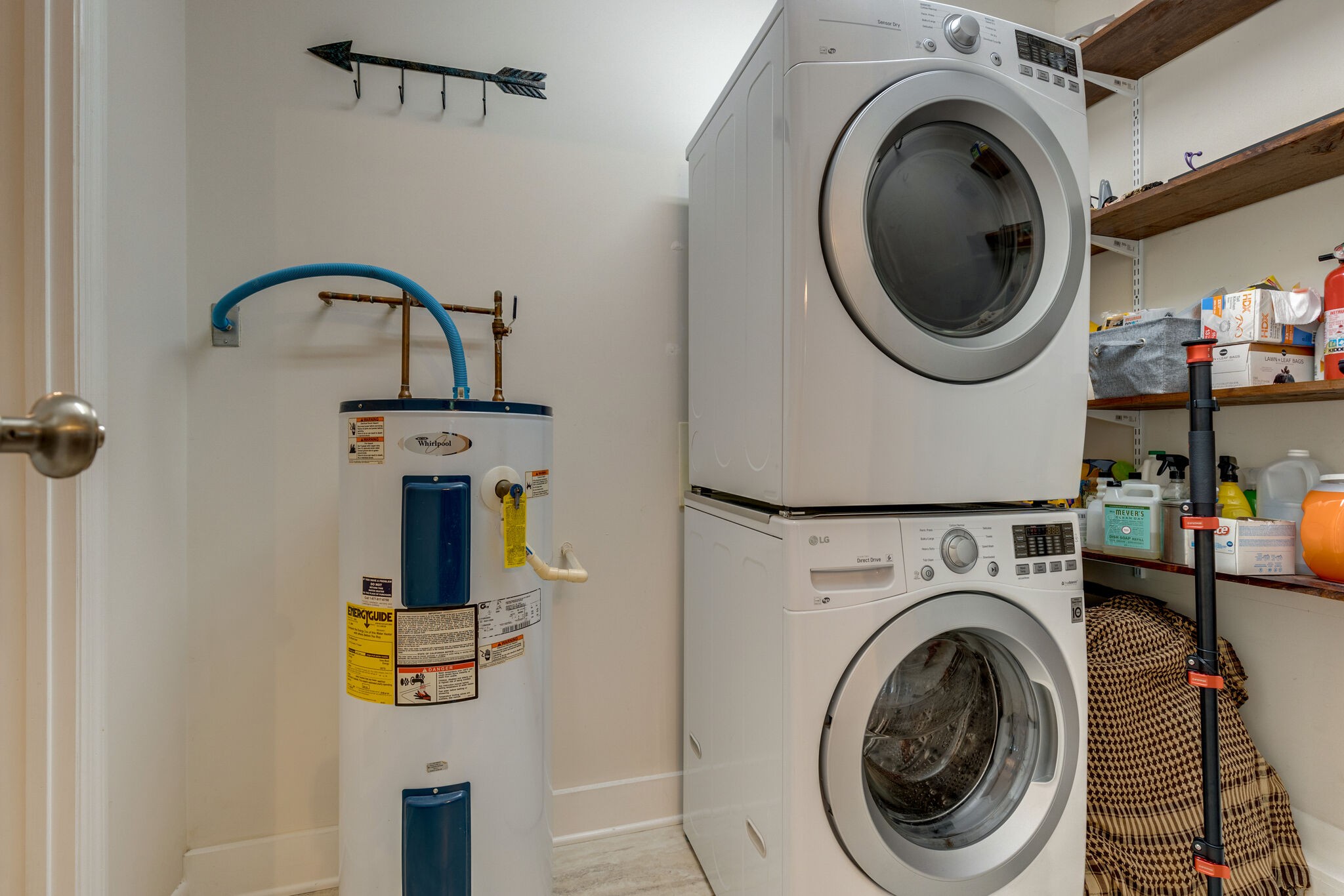 7316 Chester Road Fairview, TN 37062 - Photo 24 of 29 a close view of a utility room with dryer and washer