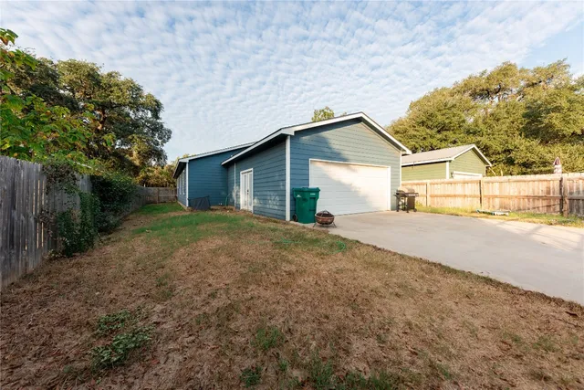 a house with a outdoor space