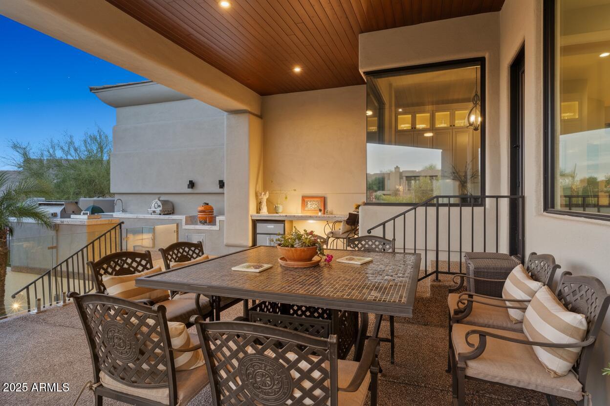 15730 East Eagle Crest Road Fountain Hills, AZ 85268 - Photo 55 of 77 a view of a dining room with furniture window and outside view