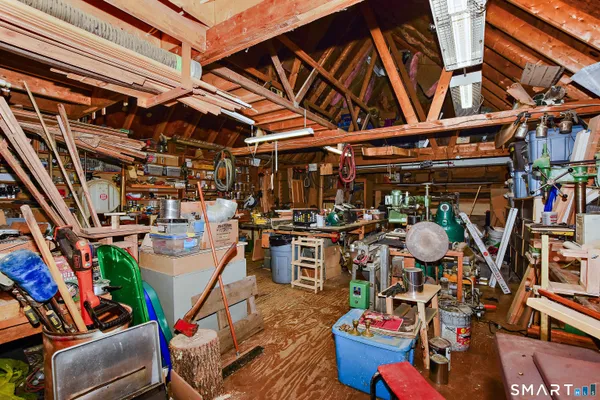 a view of storage and utility room