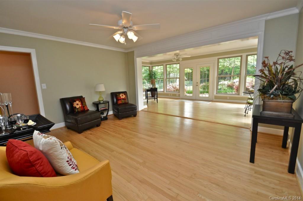 1931 Providence Road Charlotte, NC 28211 - Photo 8 of 22 a living room with furniture and a large window