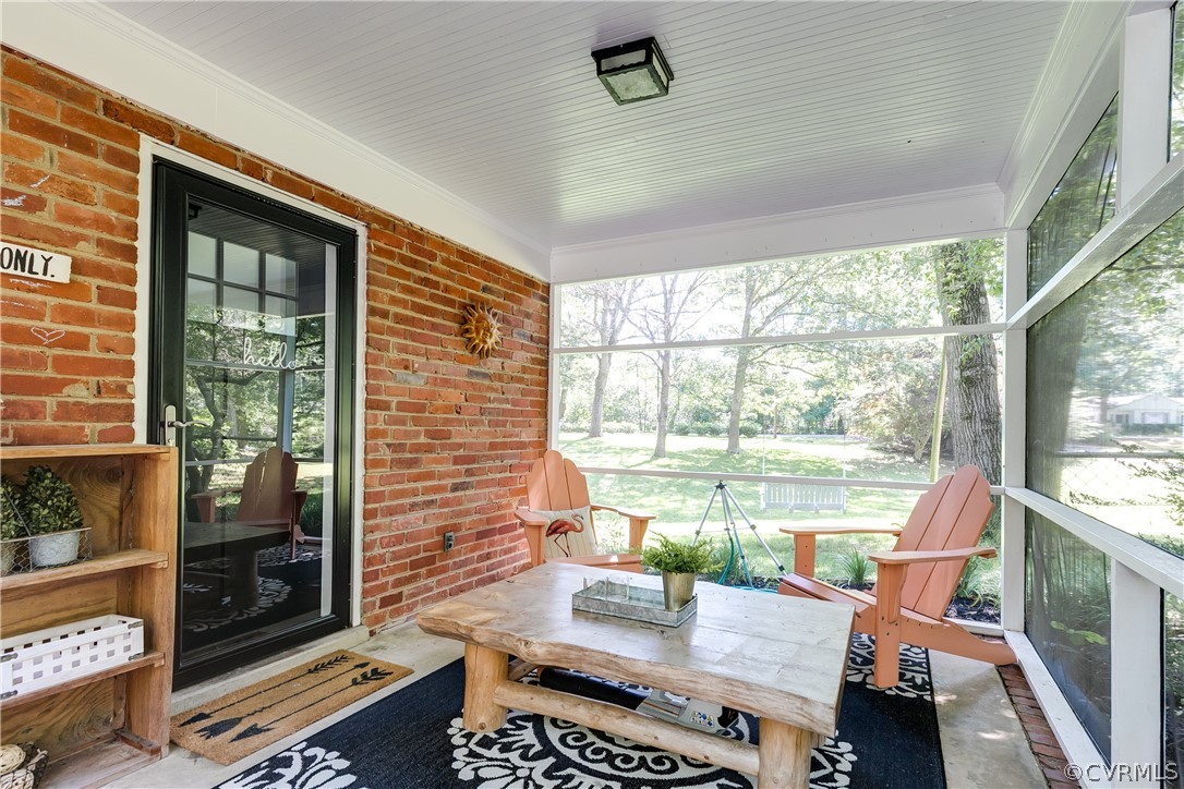 3744 Cheverly Road Richmond, VA 23225 - Photo 24 of 31 Side screened in porch, overlooking both front and