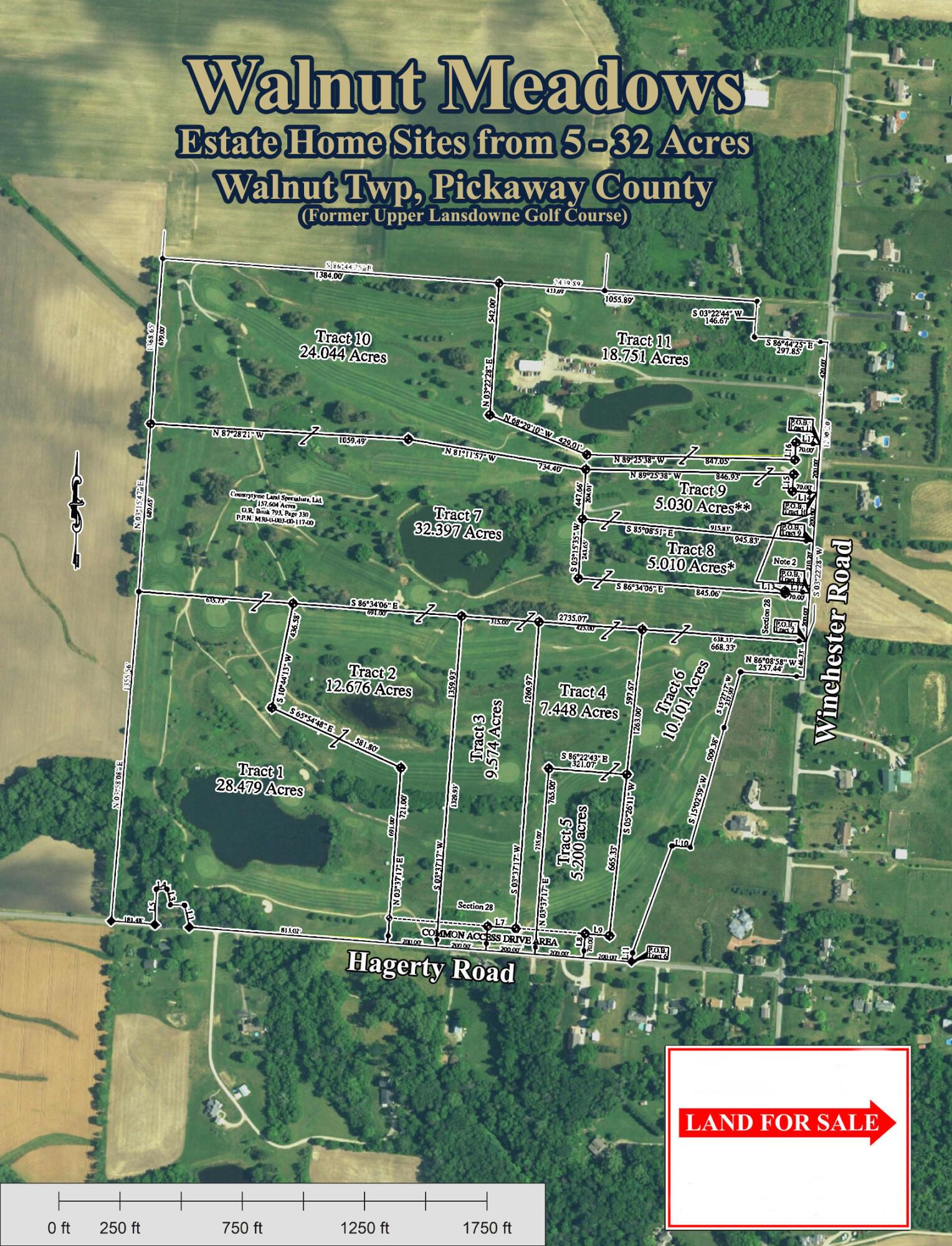 0 Winchester Road, Unit TRACT 7) Ashville, OH 43103 - Photo 98 of 100 Walnut Meadows Aerial MLS