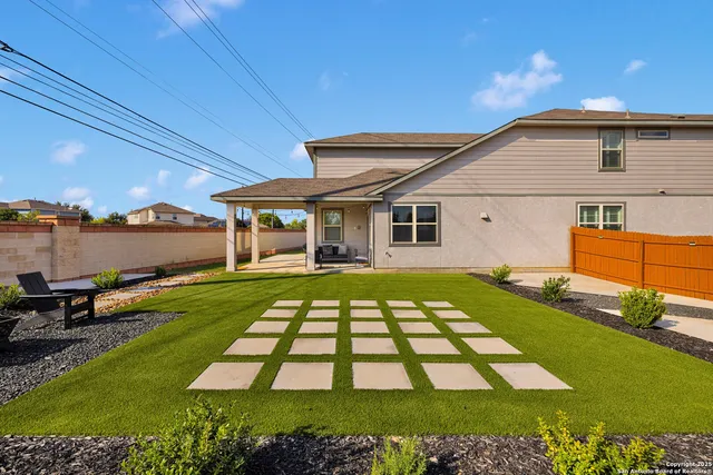a view of a house with many windows