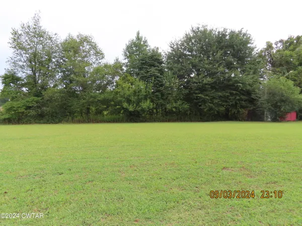 a view of an ocean from a yard