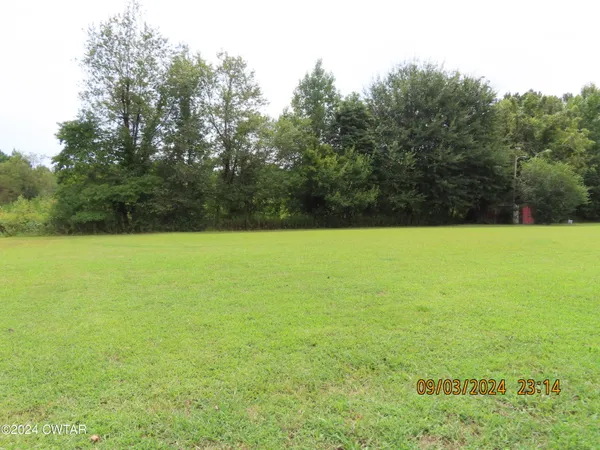 a view of an ocean from a yard