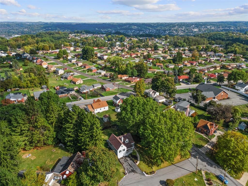 8 Court Place McKees Rocks, PA 15136 - Photo 32 of 32 an aerial view of residential houses with outdoor space and trees