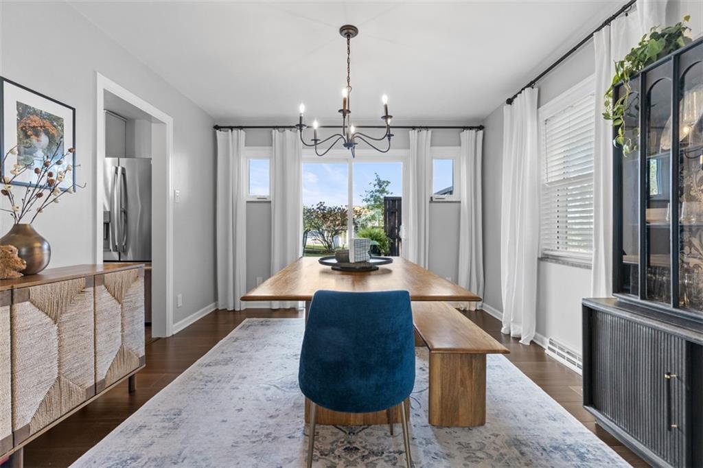 8 Court Place McKees Rocks, PA 15136 - Photo 7 of 32 a view of a dining room with furniture window and wooden floor